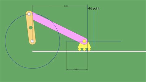 Slider Crank Mechanism Diagram