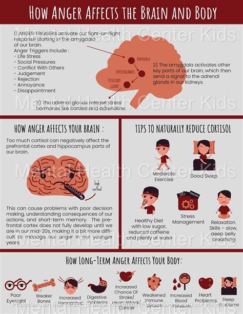 How Anger Affects the Brain and Body – Mental Health Center Kids