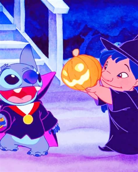 Lilo And Stitch Halloween NEW Paint By Numbers - Numeral Paint Kit