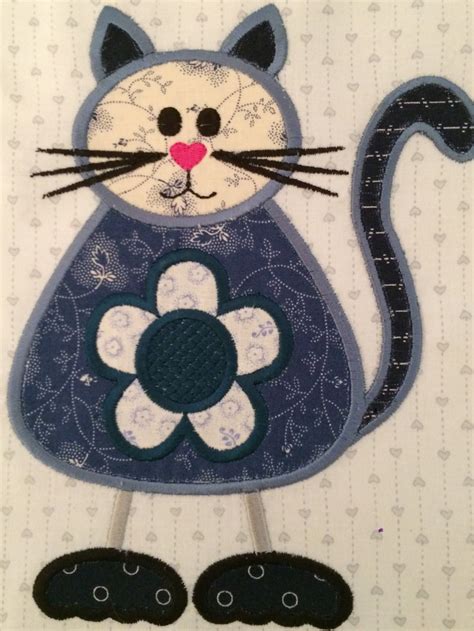 NNC 12 Cat Applique Quilt Blocks for the 150x150 6x6 Hoop - Etsy UK