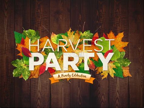 Fall Harvest Party Church PowerPoint | Clover Media