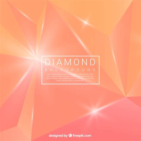 Free Vector | Abstract orange diamond background