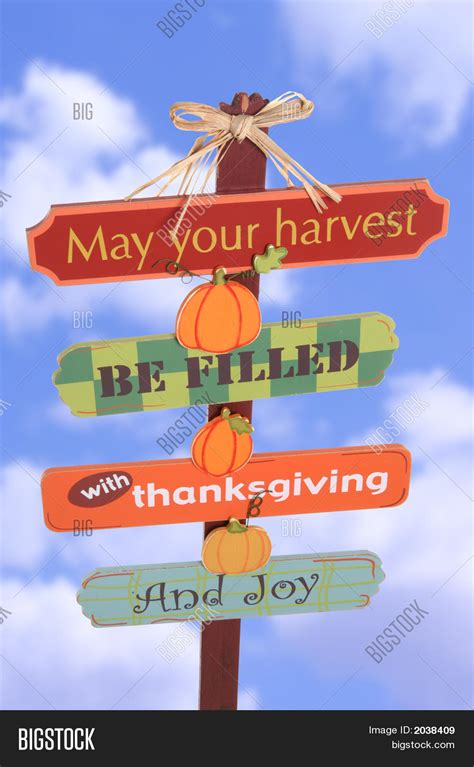 Thanksgiving Sign Image & Photo (Free Trial) | Bigstock