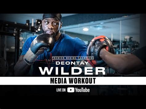 Deontay Wilder MEDIA WORKOUT | #WilderHelenius