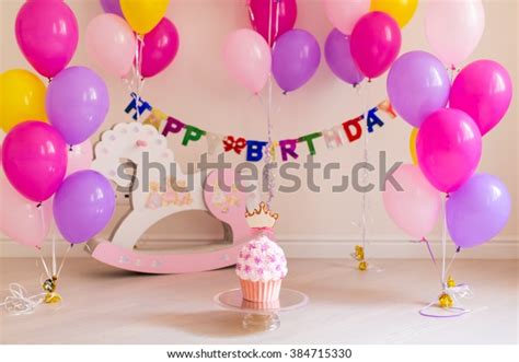 Birthday Cake Colorful Balloons Horse Stock Photo 384715330 | Shutterstock