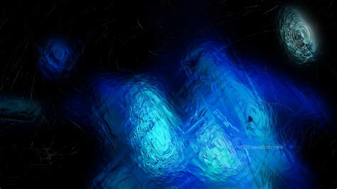 Abstract Cool Blue Glass Effect Painting Background