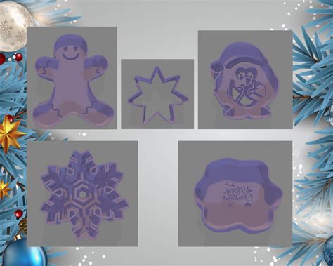 3D file Christmas Cookie Cutters Collection - 26 🎄・Model to download ...