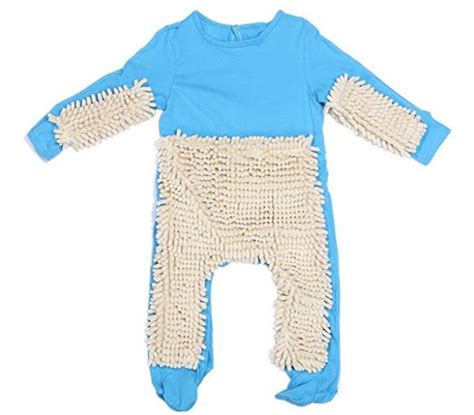 A Baby Mop-Onesie Actually Exists And People Have Mixed Opinions