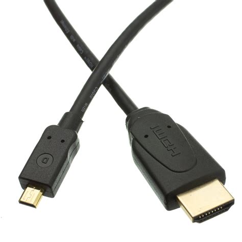 6ft Micro HDMI Cable, High Speed w/ Ethernet, Micro to HDMI
