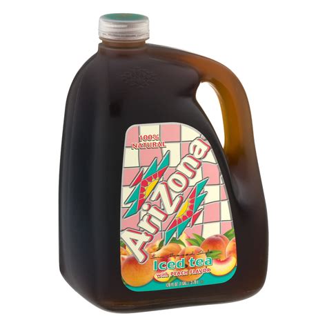 Arizona Peach Iced Tea, 128 Fl. Oz. - Walmart.com - Walmart.com