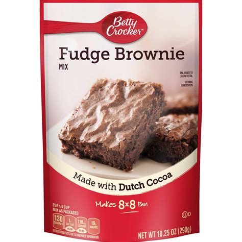 Betty Crocker Fudge Brownie Mix, 10.25 oz