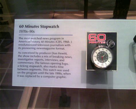 This is 60 Minutes | The actual stopwatch used for 60 minute… | Flickr
