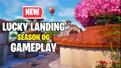 LUCKY LANDING Gameplay in Fortnite Chapter 4: Season OG - YouTube