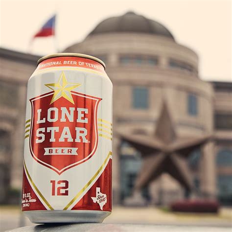 Lone Star Beer: This lone star represents the National Beer of Texas.