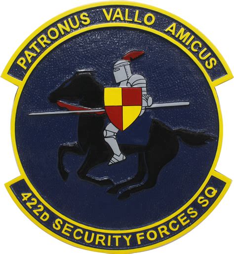 422d Security Force Squadron Plaque
