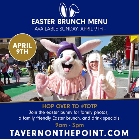 Meet The Bunny! Photo Friendly Easter Event • Tavern On the Point