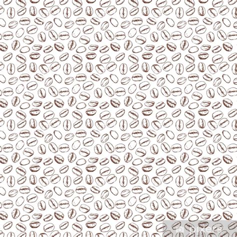 Wallpaper Coffee bean pattern including seamless on white background ...