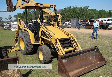 John Deere 110 Backhoe Loader Tractor 4x4 Jd 110 Compact Hoe