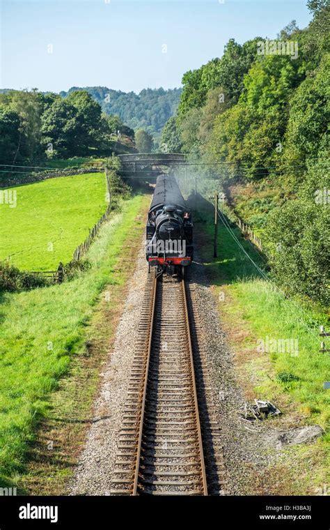 Lakeside and Haverthwaite Railway Stock Photo - Alamy