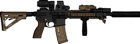 DD M4A1 EoTech MPO Silencer by psycosid09 on DeviantArt