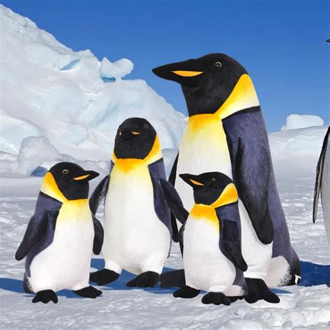 Simulation Plush Penguin Toy Kids Cute Penguins Plush Dolls Toys For Children Soft Texture Fine ...