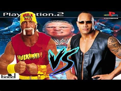 WWE Hctp Hulk Hogan vs The Rock - YouTube