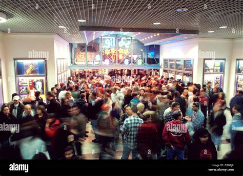 crowded entrance to gil movie theaters at malcha shopping mall in Stock ...