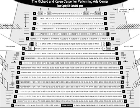 Carpenter Performing Arts Center Seating Chart - Theatre In LA