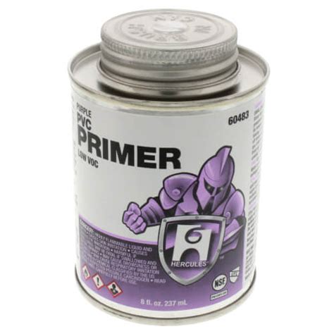 60483 - Hercules 60483 - 8 oz. PVC Primer (Purple)