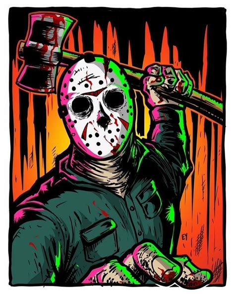 Jason Voorhees | Jason voorhees drawing, Jason voorhees, Jason voorhees art