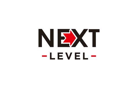 Next Level Lettering Minimalist Logo Graphic by sore88 · Creative Fabrica