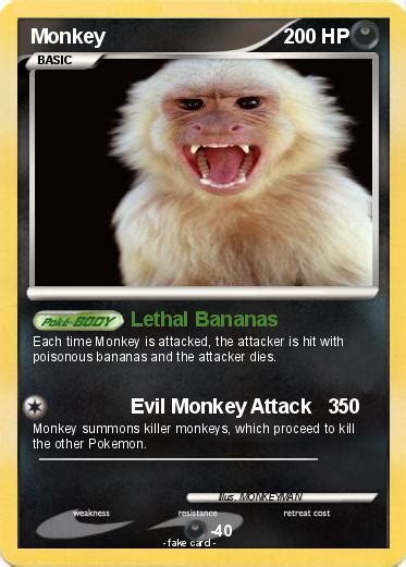 Pokémon Monkey 725 725 - Lethal Bananas - My Pokemon Card