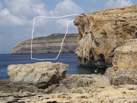 cavingliz- non SE Asian caves: The Azure Window, before and after