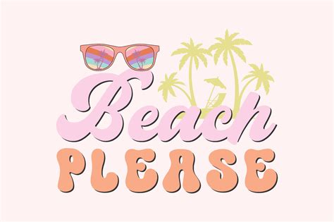 Beach Please Graphic by designcity · Creative Fabrica