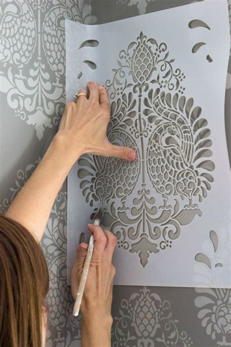 How to Stencil a Wall to Create a Stunning Space! | Wall stencils diy, Wall stencil patterns ...