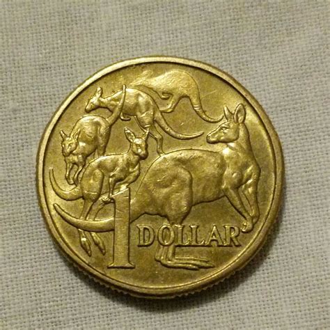 1984 RARE AUSTRALIAN $1 COIN OIL DIE FILLED KANGAROO MINT ERROR | eBay