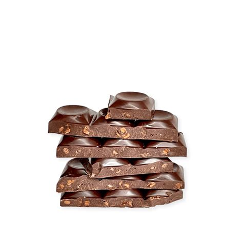 Dark Chocolate Block With Caramelised Cocoa Nibs | 100g - LOVA