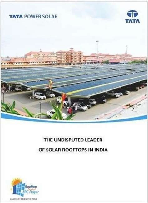 Tata Rooftop Solar System, For Industrial, Capacity: 10 Kw at Rs 60000/kw in Noida