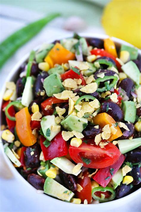 Mexican Black Bean Salad Recipe - S&SM