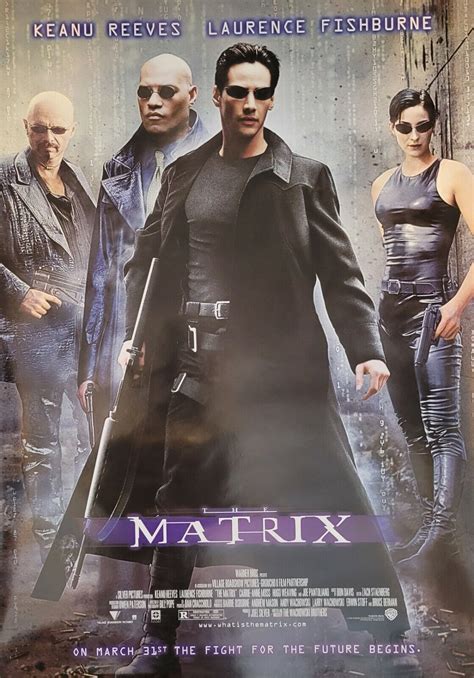 MOVIE POSTER ~ The Matrix 1999 Keanu Reeves 27x38" Fight For the Future Begins.. | #4581737277