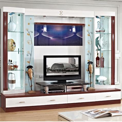 Small tv cabinet brief wall easy tv cabinet wine cooler glass cabinet ...