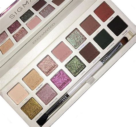 Sigma Beauty Enchanted Eye Shadow Palette where give you beautiful fun sparkly shades for ...