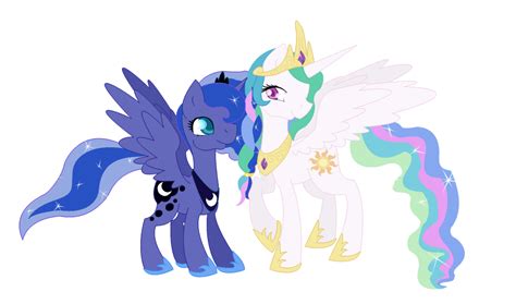 MLP - Royal Sisters by overtherainbw on DeviantArt