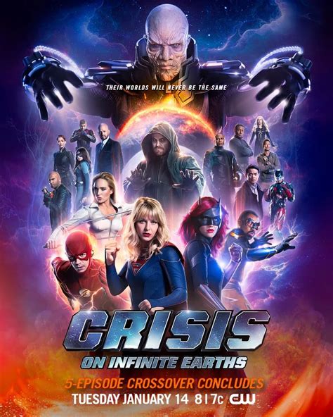 The CW has revealed a new poster for Crisis on Infinite Earths finale ...