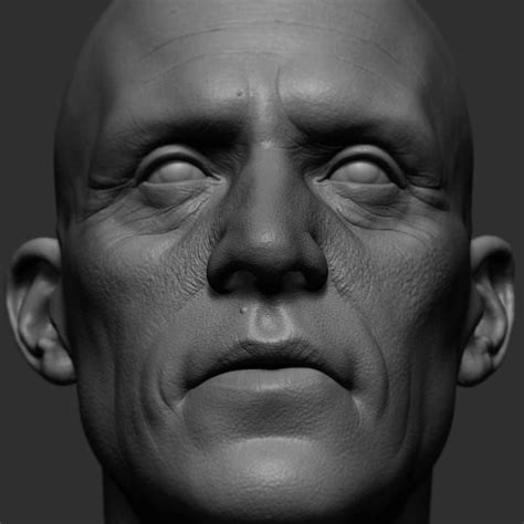 Head details. #sculpt #sculpting #zbrush #zbrushatpixologic #pixologic #characters #anatomy # ...