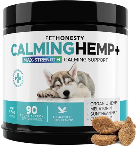 PetHonesty Advanced Calming Hemp Treats for Dogs, 90 CHEWS | eBay