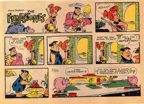 FLINTSTONES SUNDAY COMIC STRIPS! | Cool cartoons, Flintstones, Comic strips