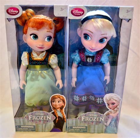 The Doll Grotto: Disney Store Anna and Elsa Toddler Dolls