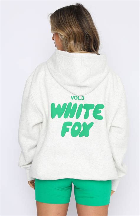 Offstage Hoodie Glacier Grey in 2023 | Hoodies, White fox, Fox hoodie