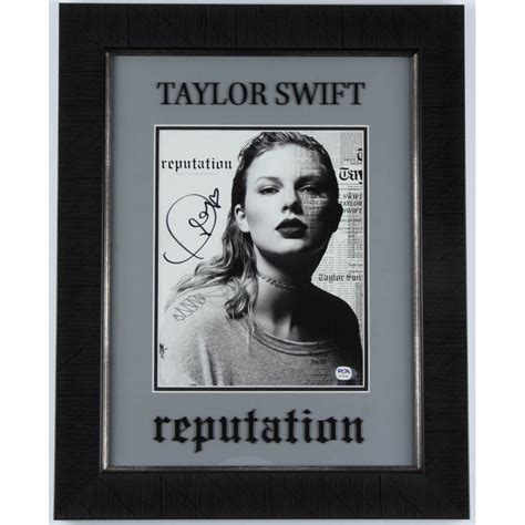 Taylor Swift Signed 15.5x19.5 Custom Framed "Reputation" Album Photo ...